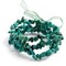 Earth's Jewels Semi-Precious Dyed Stabilized Turquoise 3-Strand Chips Stretch Bracelet